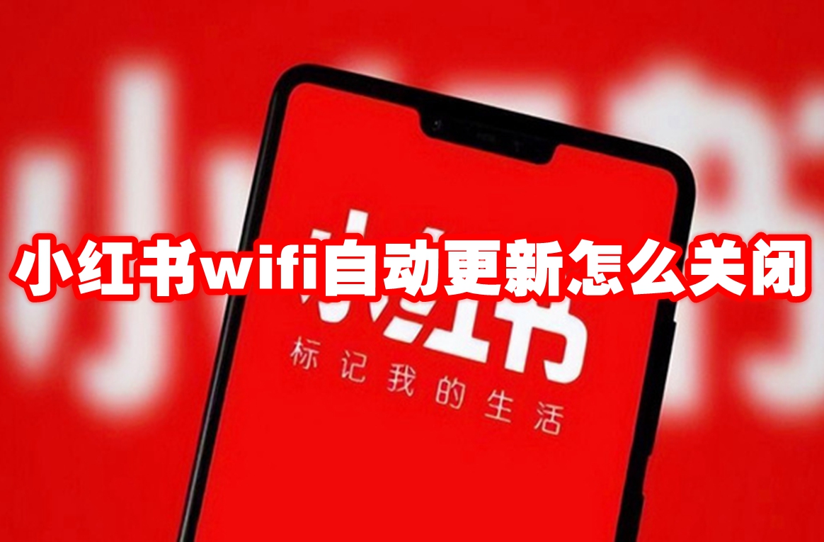 小红书wifi自动更新怎么关闭