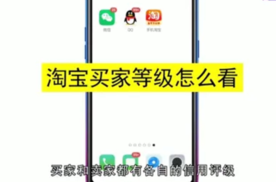 淘宝买家等级怎么查看