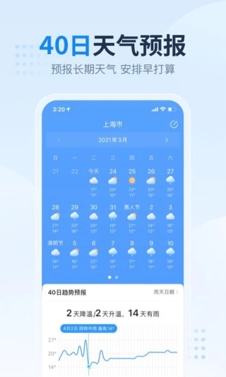 2345天气预报app软件截图