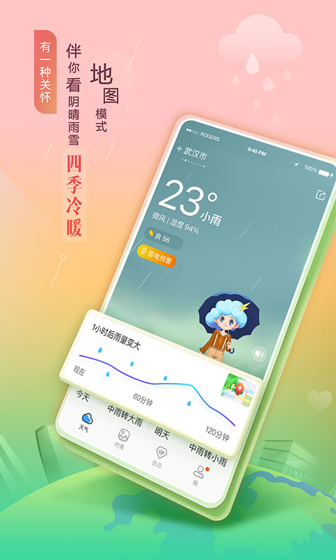 墨迹天气app软件截图