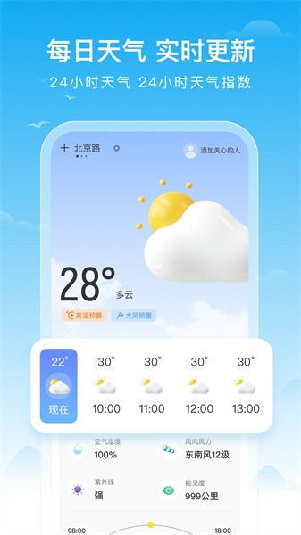 芒果天气预报软件截图