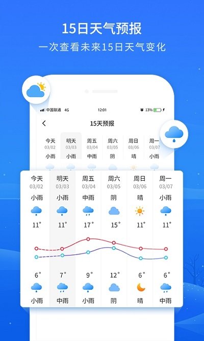 掌上天气预报软件截图