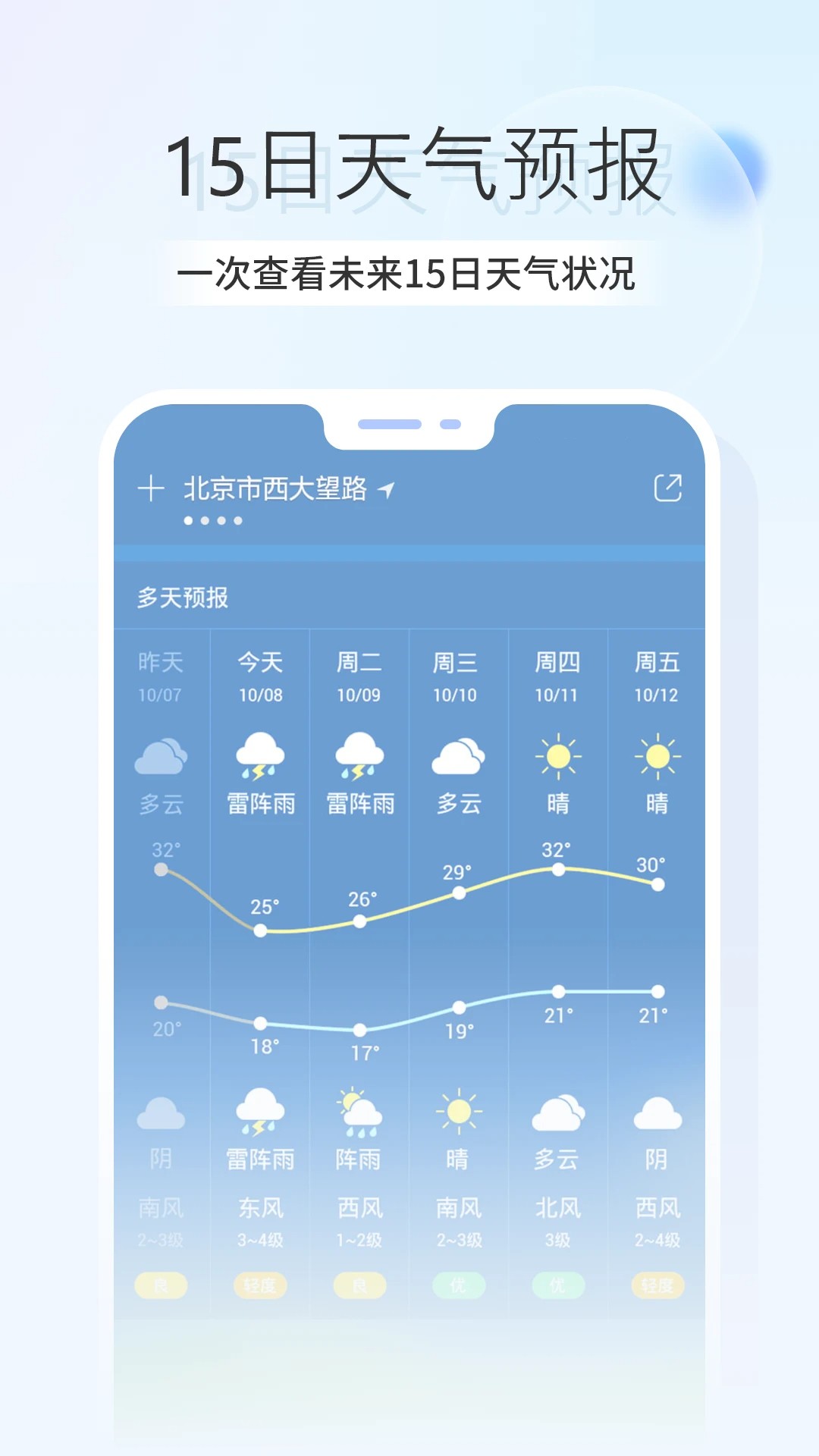 卫星天气预报王软件截图