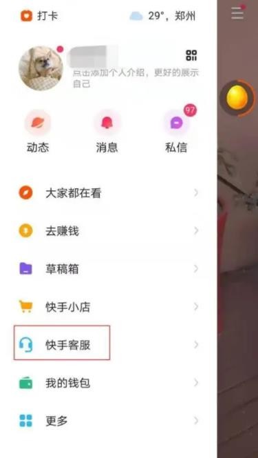 快手极速版屏幕大小怎么调整