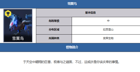 星球重启雪翼鸟位置在哪