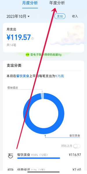 支付宝2024年度账单在哪查询